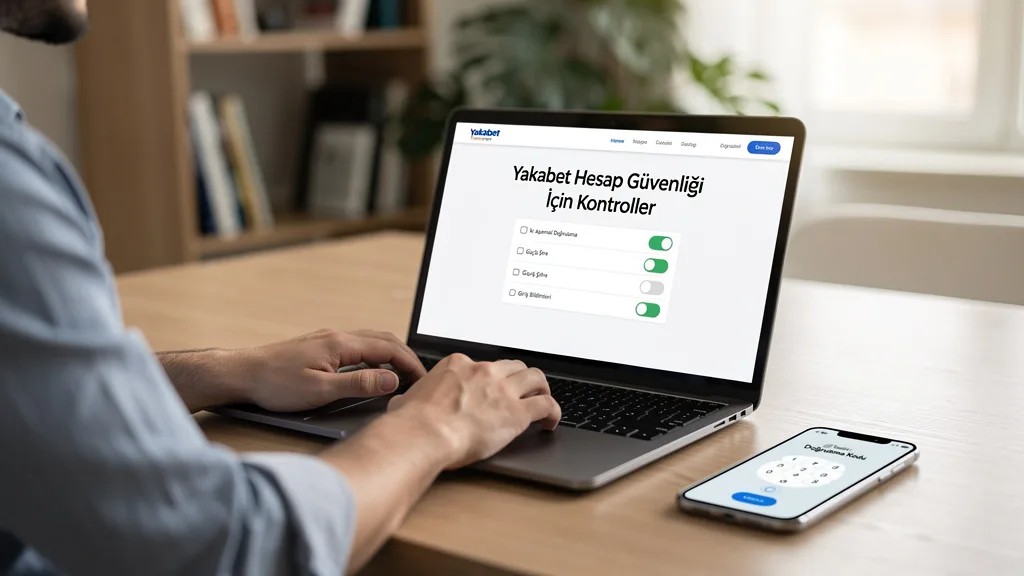 Yakabet Hesap Güvenliği İçin Kontroller